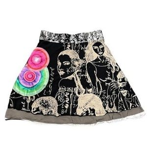 DESIGUAL Vintage artsy Skirt. Size M